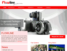 Tablet Screenshot of flowlineuae.com